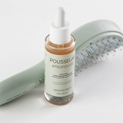 POUSSELAB – Brosse Capillaire 5-en-1 Croissance & Soin du Cuir Chevelu